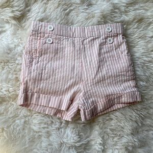 Baby Boden Pink Seersucker Shorts NWOT